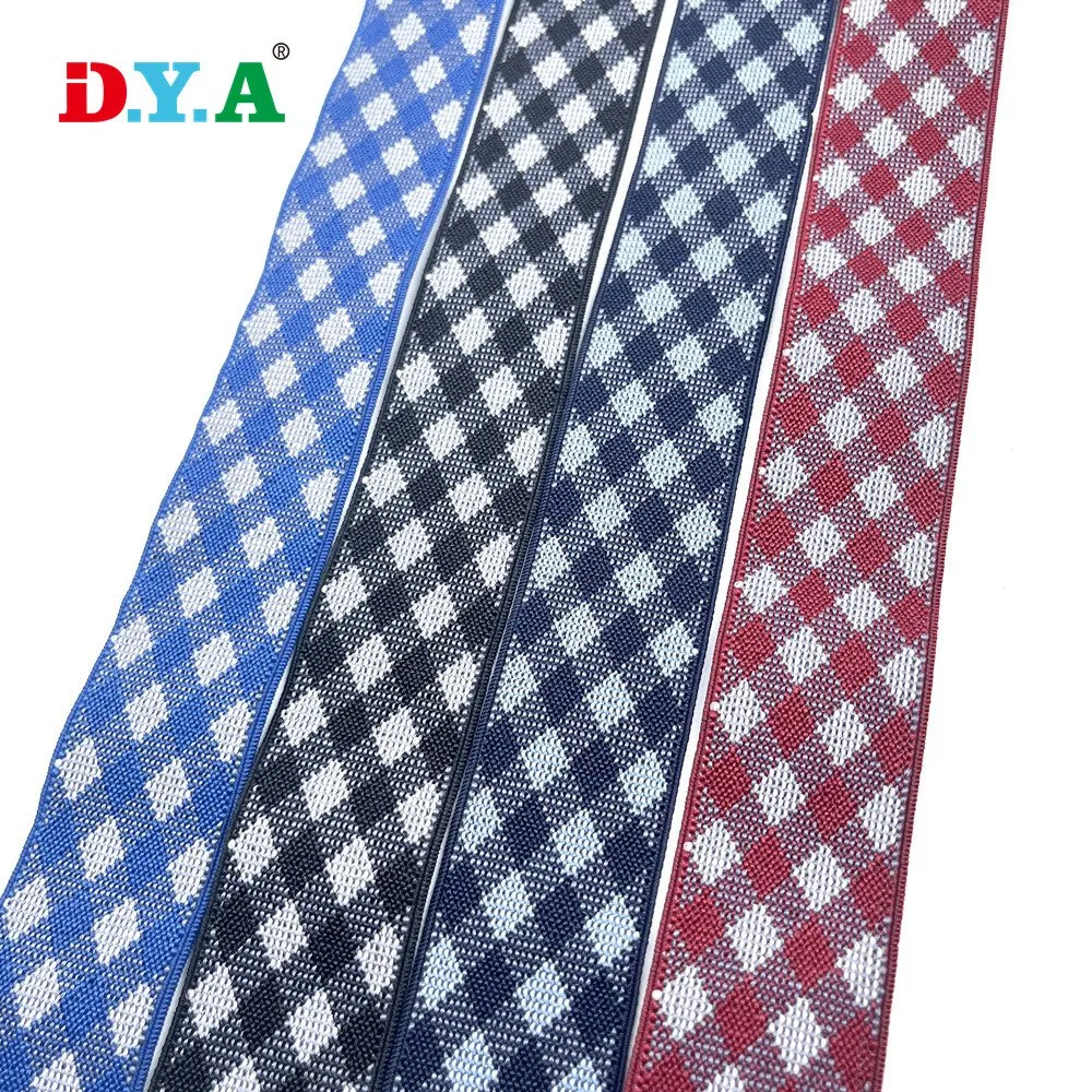 Clothes Stretchy Elastic Waistband Belt Jacquard Polyester Elastic Band for Shoes/Bags/Suspender Pants
