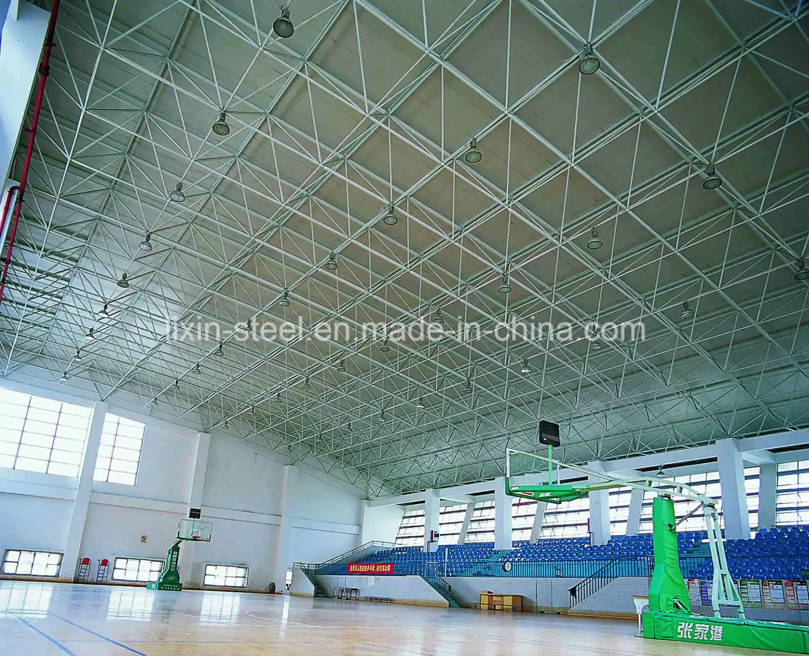 Kundenspezifisches Stahldach Truss Design für Gymnasium, Bürogebäude, Einkaufszentrum, Bibliothek