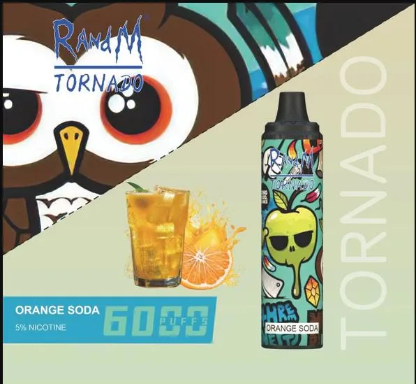 Atacado I Vape original Randm tornado 6000 puffs com vários Macete descartável Flavours, puff descartável, Vape