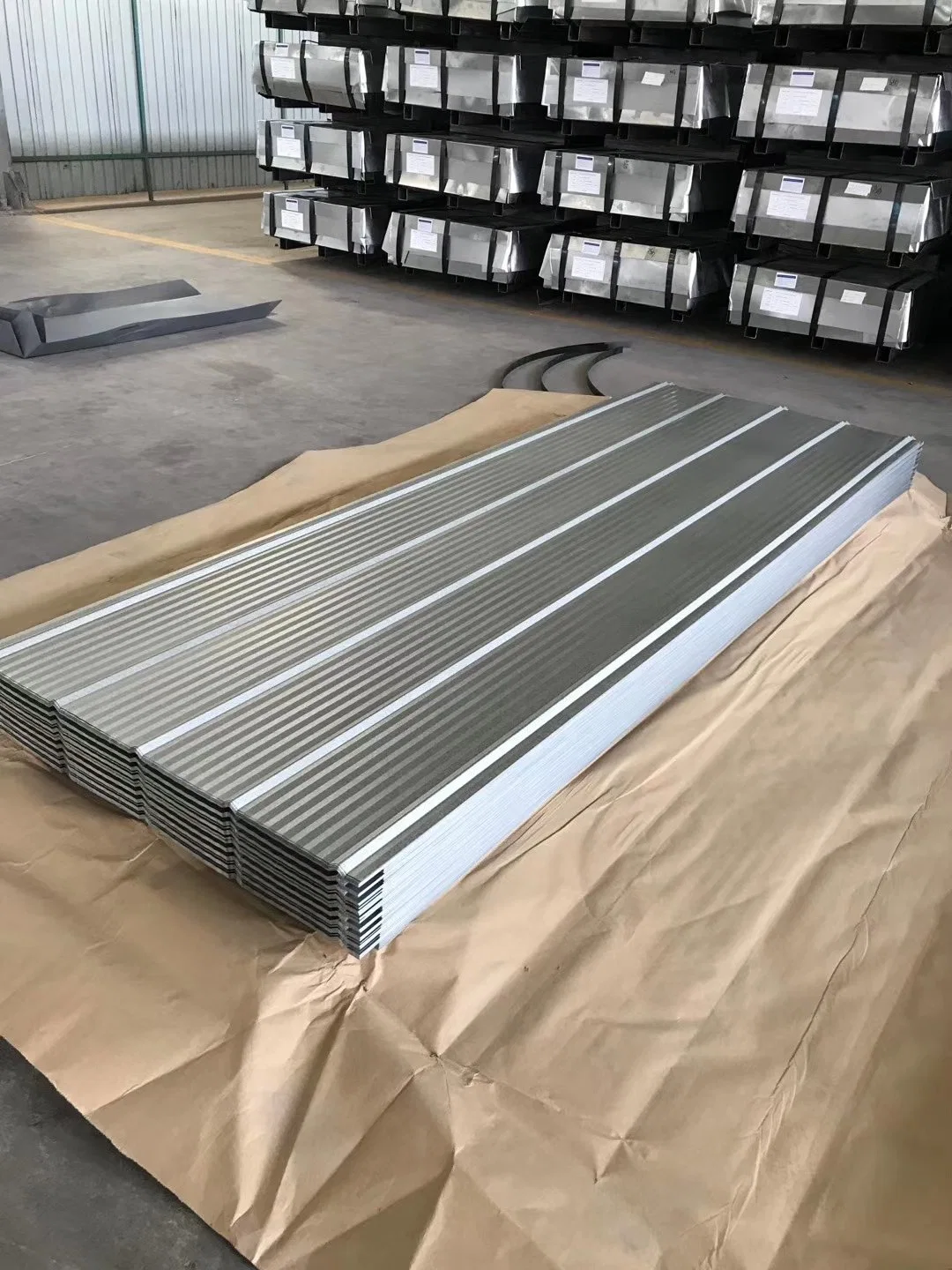 FP800 Metal Zinc Coated Greenhouse Roof sheet Building Material corrugated sheet for fencing