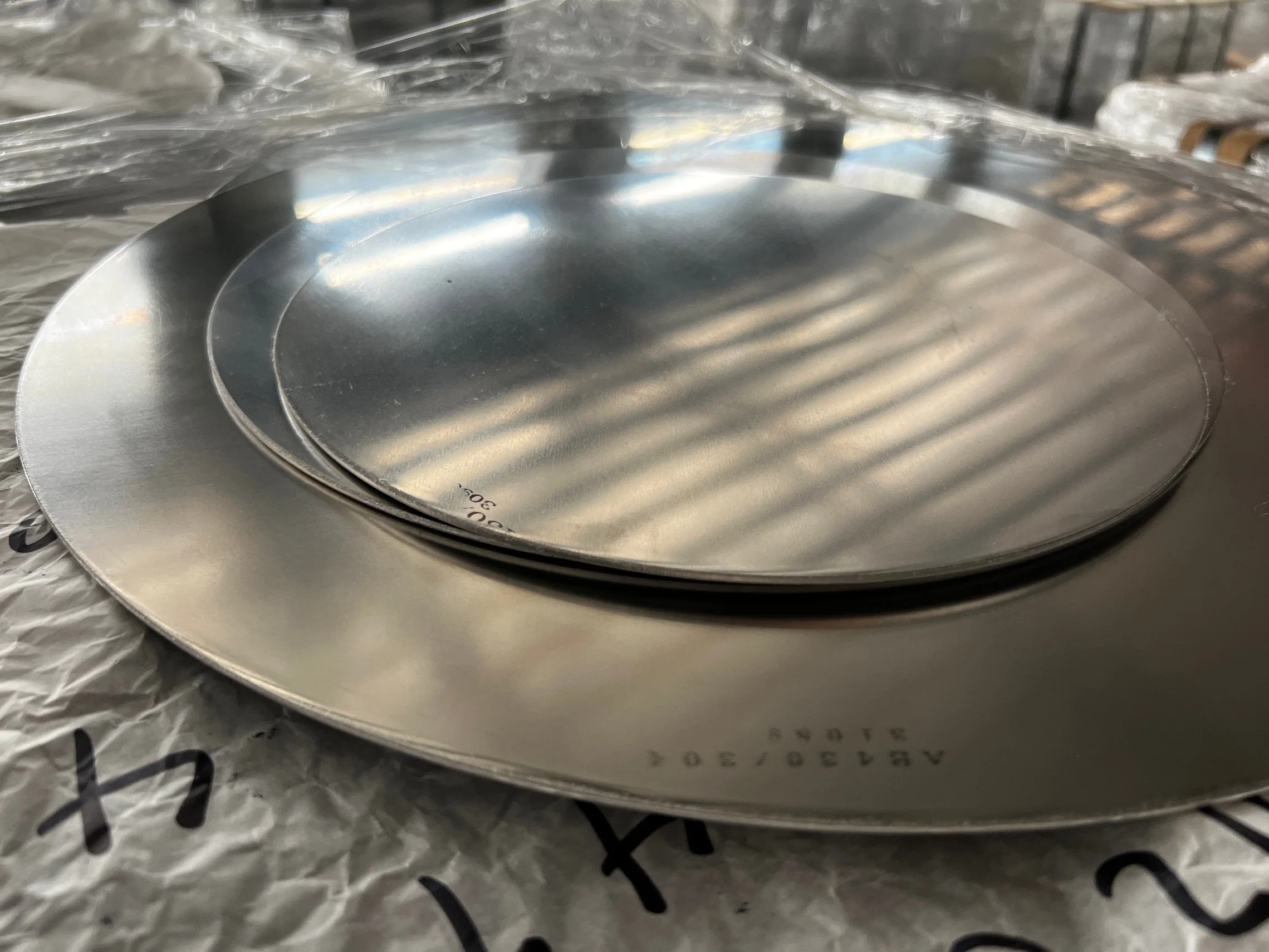 Metal Plate Cheap Price 304 439 316 430 Stainless Steel Circles Pan Kitchenware Chinese Manufacturer