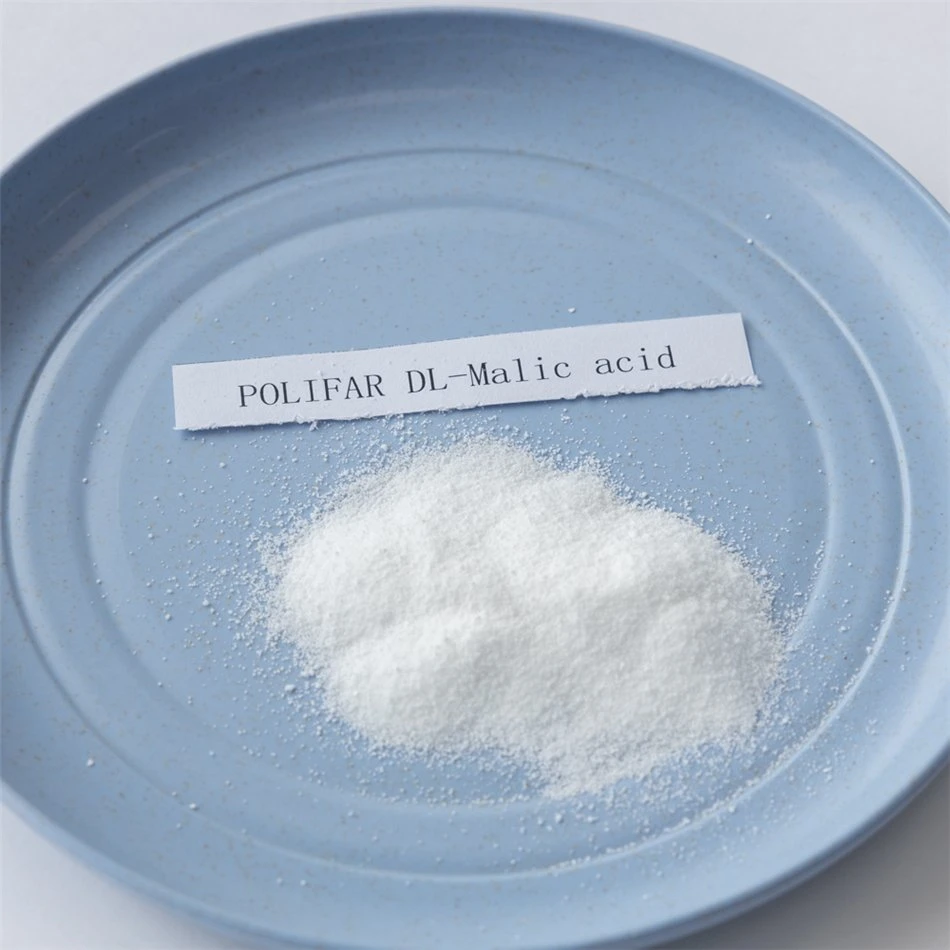 Regulador de acidez de suprimento de fábrica Grau Alimentício ácido málico para suco de frutas