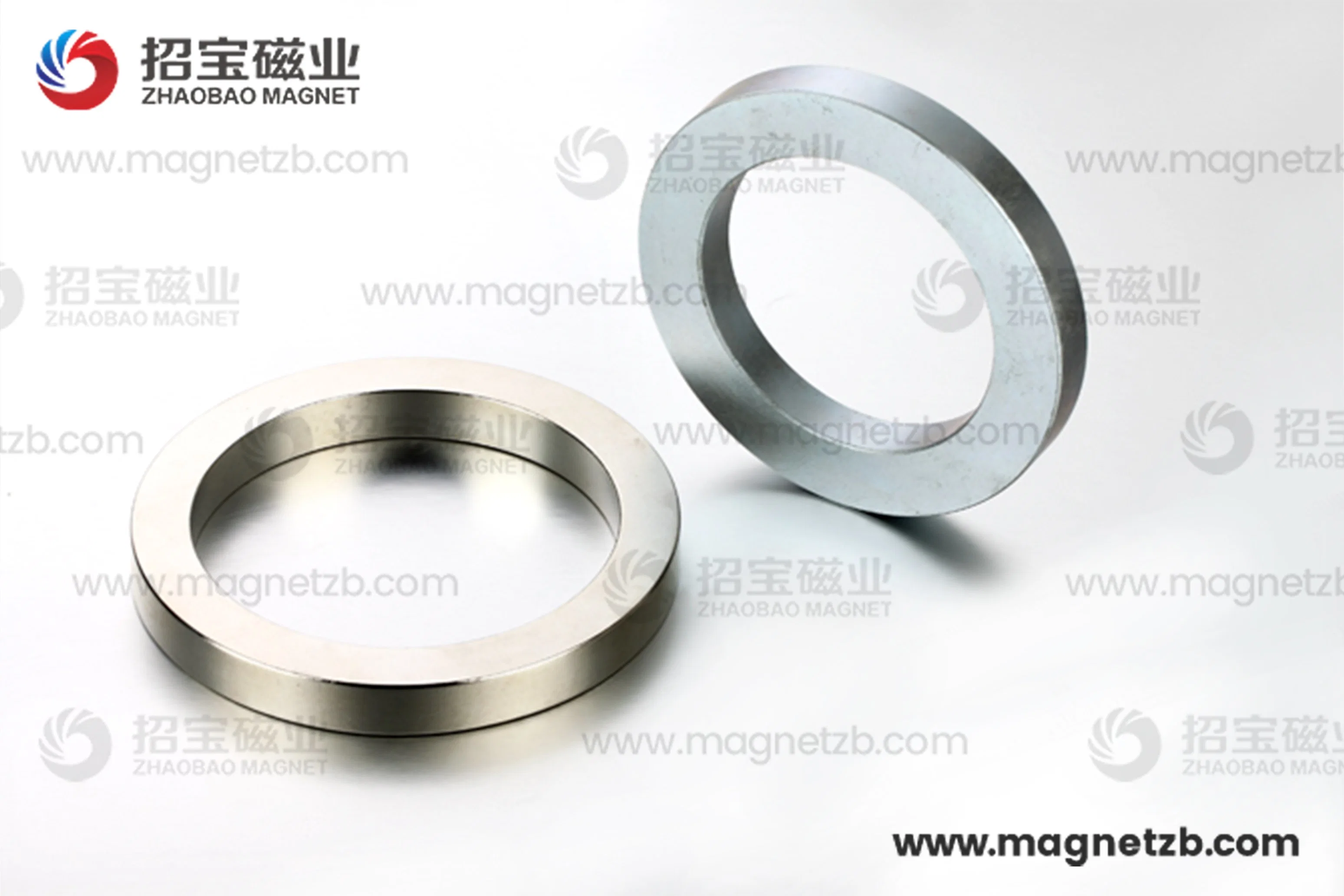 Radial Orientation High Quality Rare Earth Permanent Strong Magnetic Material Customized Industry Sintered Neo Neodymium NdFeB Little Magnet Ring with Coated