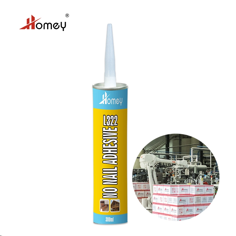 Homey Beige Acrylic No More Nail Fast Cure Construction Adhesive