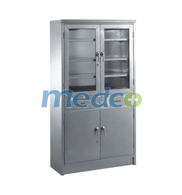 Multifunctional Multilevel Ss Metal Storagecupboard Cabinet for Hospital