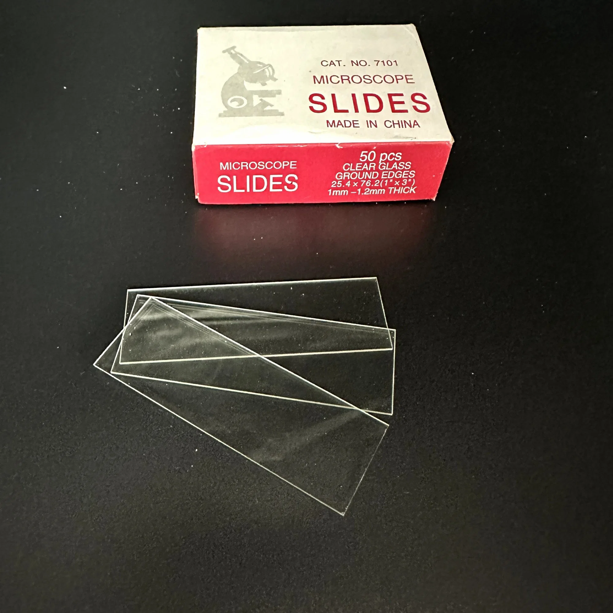 Material de vidro para laboratório Sail Brand Microscope Slides lâminas polidas extremidades polidas vidro normal