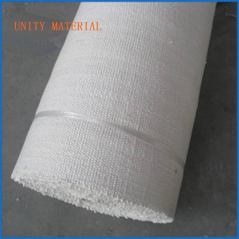 1.5mm 2mm Thickness 1000c High Temperature Ceramic Fiber Textiles with Ss Fiberglass Reinforced Wire