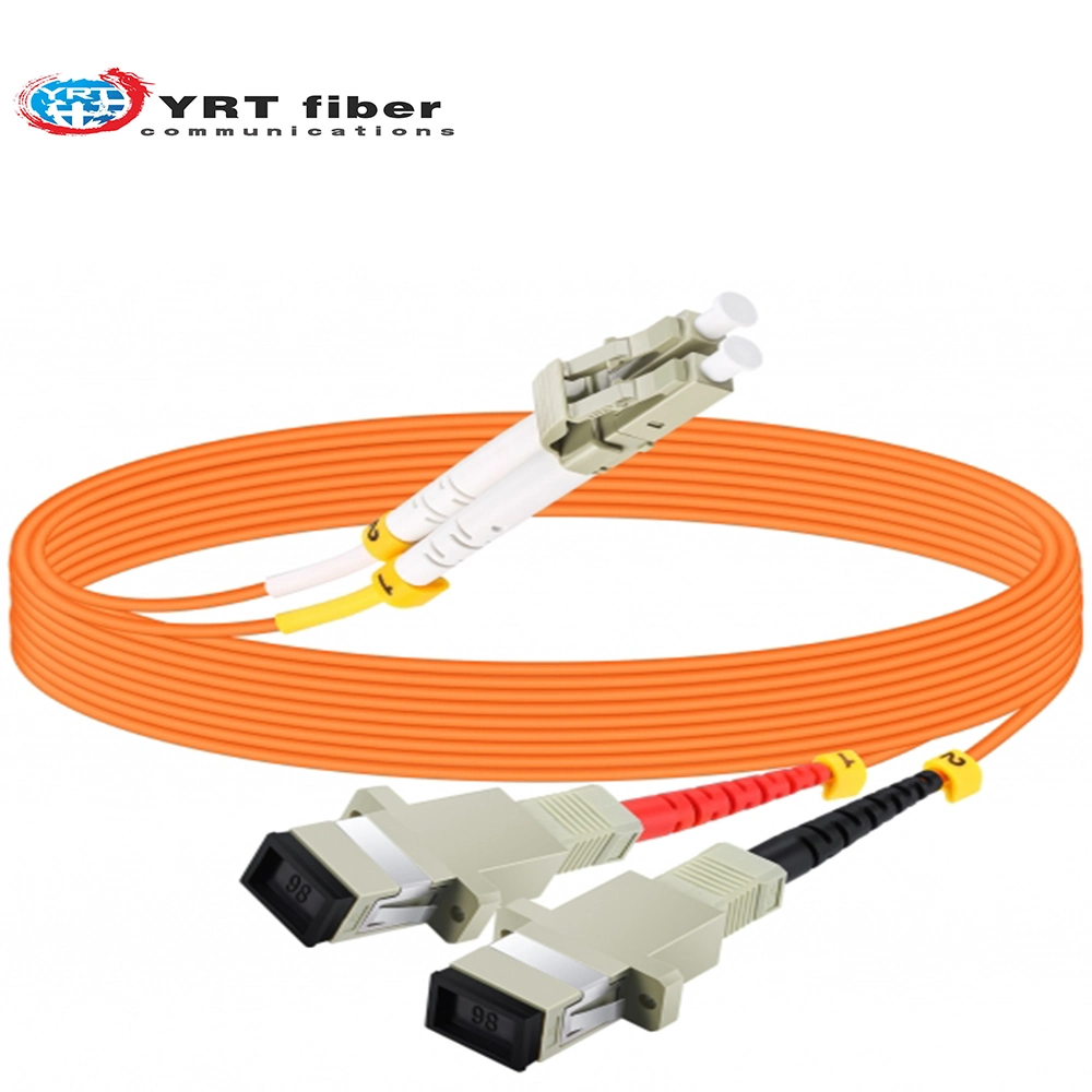 Câble de dérivation multimode ST-LC vers LC/SC/FC à double mode fibre optique Cavalier