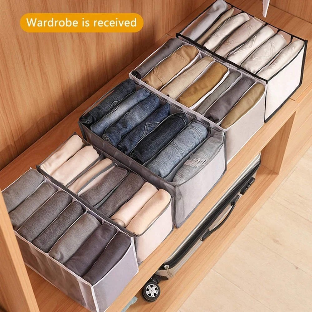 Custom Logo Closet Organizer Underwear Organizer for Wardrobe Clothes Organizers Cabinets Drawer Organizers Bra Socks Storage Organizer Box