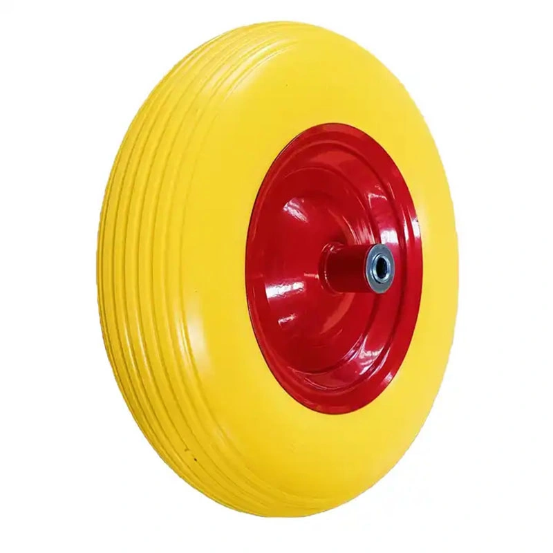 3.50-8 4.00-8 Durable Heavy Duty Wheelbarrow PU Foam Solid Wheel