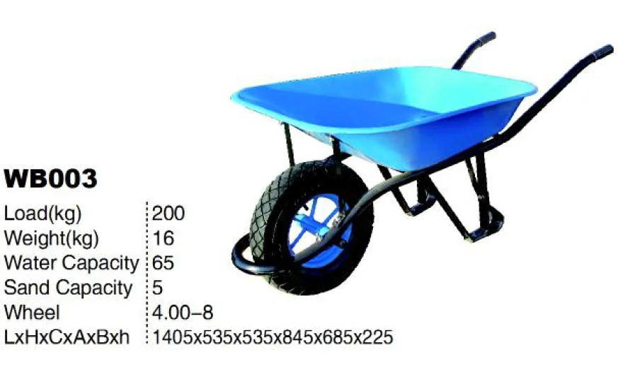 Good Price Silvery Wheelbarrow 6400/Wheel Barrow for South Africa Market Wb6400