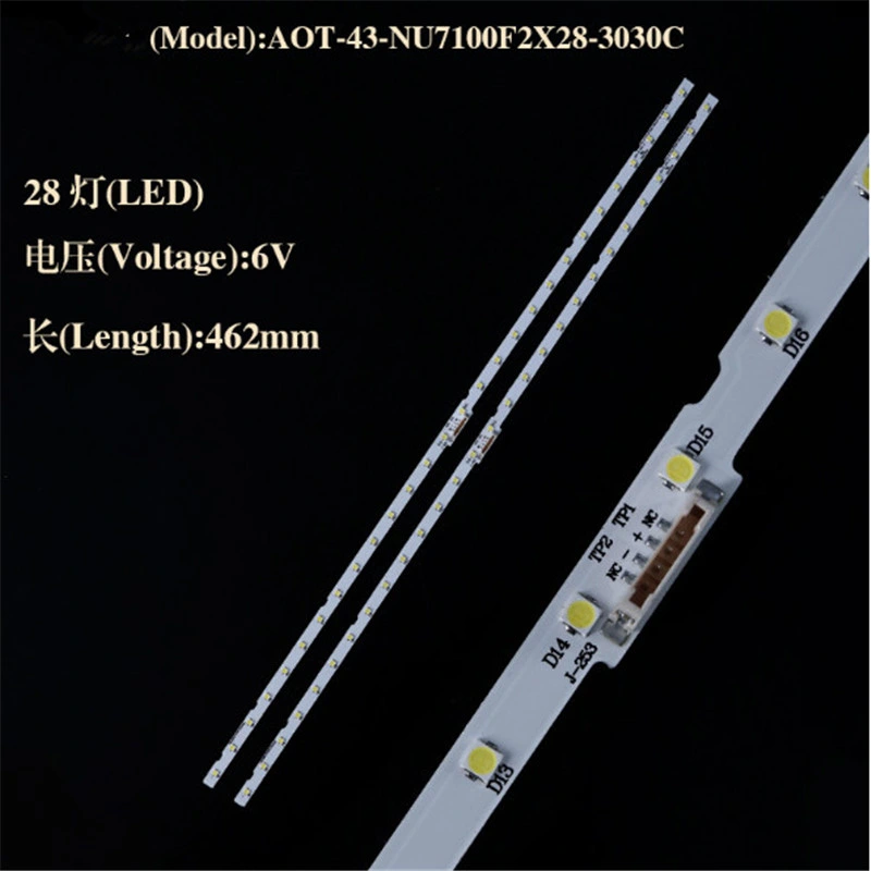 for Samsung 43 Inch LED TV Ue43nu7100u Ue43nu7120u Backlight Bar Strip Aot-43-Nu7100f2X28-3030c Backlight