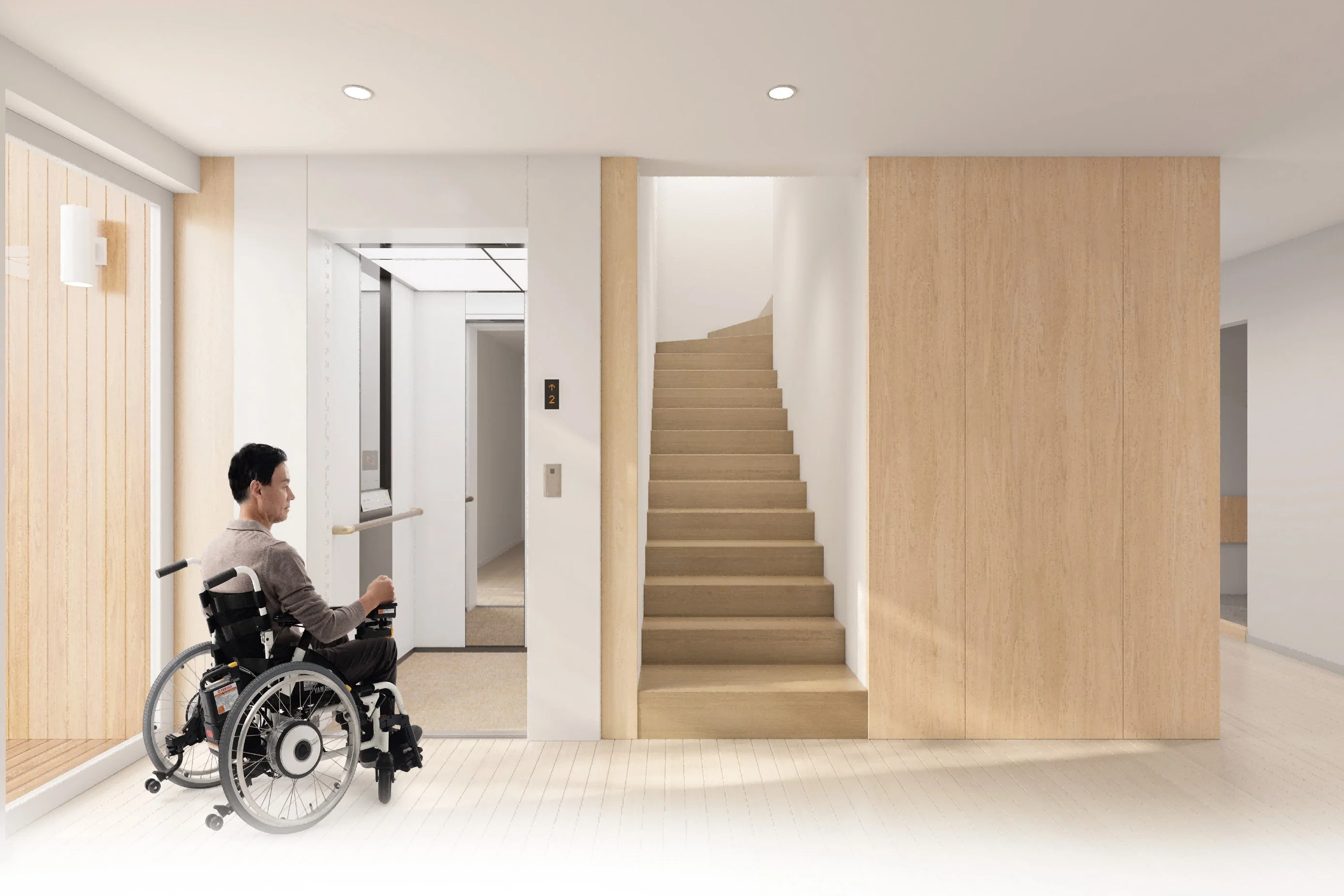 Villa Elevator Suitable for The Elderly Home Lift