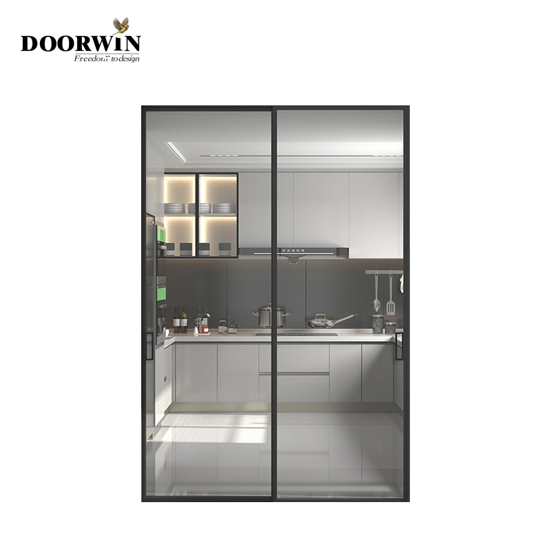 Villas, High-Class Building 45 Dw-Wood Aluminum Balcony Doors Narrow Sliding Door