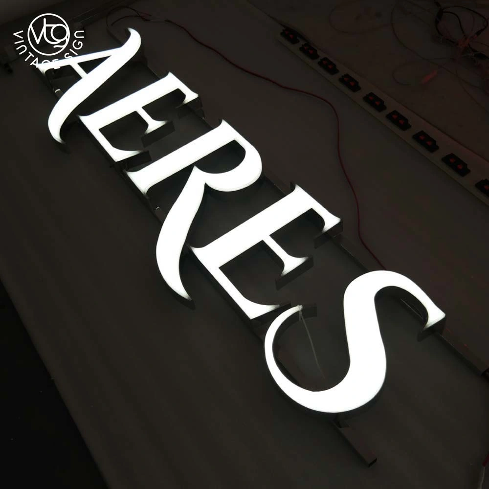 LED Front Lit Letters Sign Customized Light up Letters