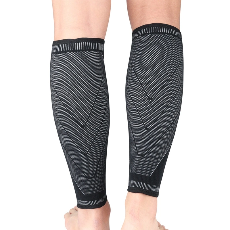 Knieschützer Mit Unterschenkel, Ärmelbezug, Stützstrebe, Rutschfest, Fitnessstudio Running Basketball Fußball Compression Strick Protector