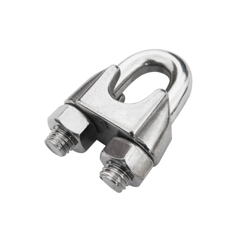 High Polished DIN741 Wire Rope Clip Rigging Hardware Fittings