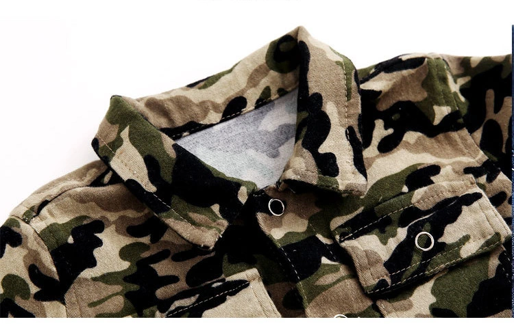 2019 Nouveau style body bébé Outwear d'enfants de 0 à 3 ans en pur coton Vêtements Vêtements de camouflage Costume d'escalade