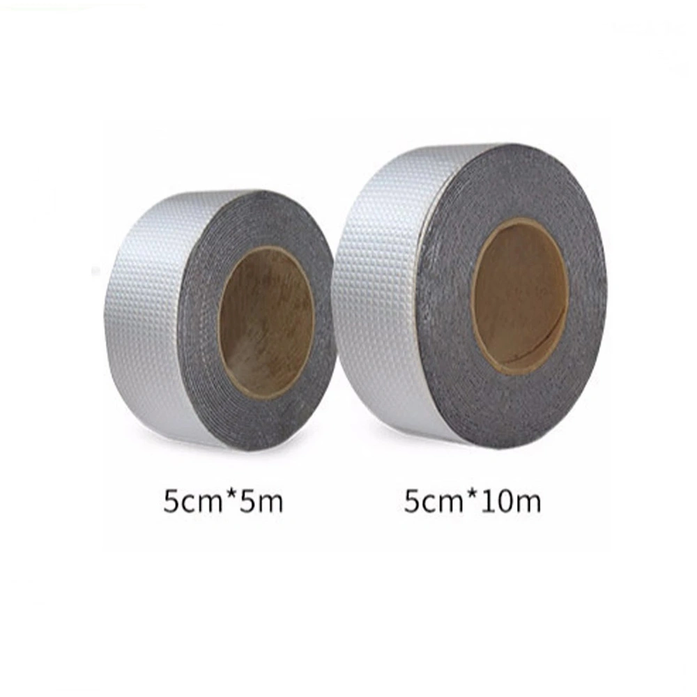 Single Side Butyl Tape Aluminum Foil Adhesive Waterproof for Replenish Leakage Repair