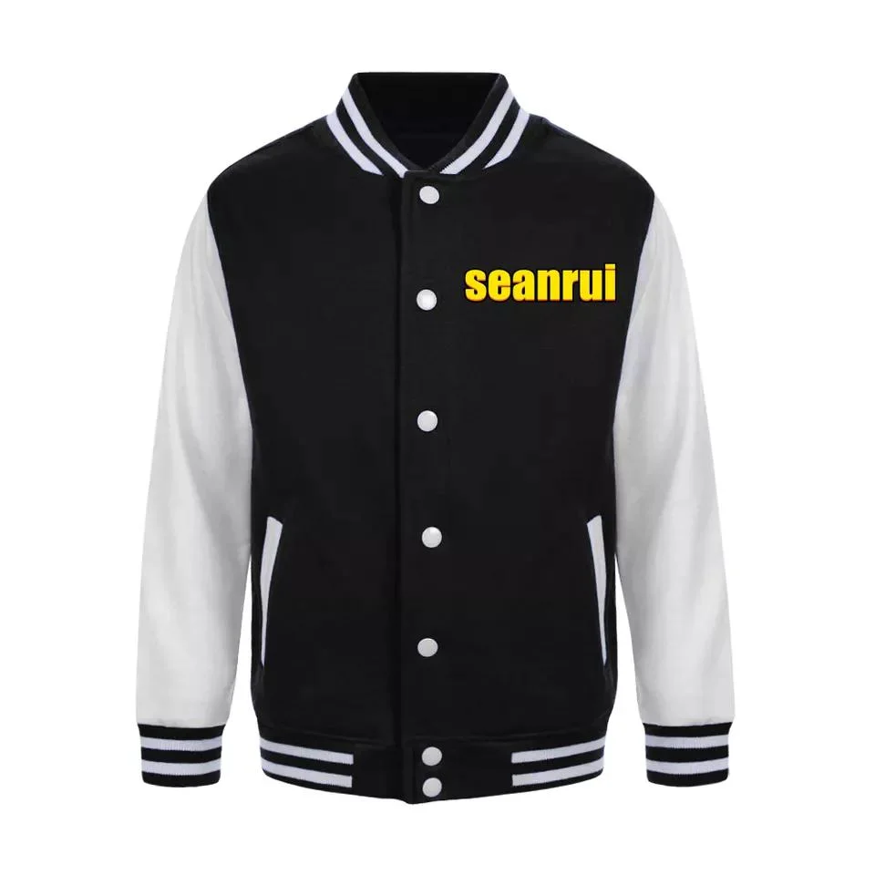 Wholesale/Supplier Custom Logo Contrast Color Western Style Baseball Jacket for Men