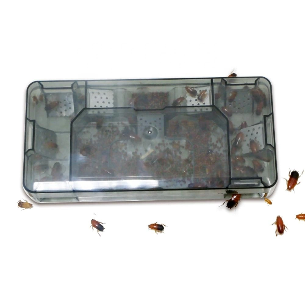 Wiederverwendbare Kunststoff Insect Bug Köder Catcher Box Automatische Kakerlake Trap Haus
