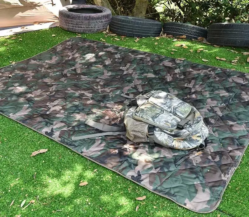 Atacado impermeável Woobie Cobertores Outdoor Camping Camouflage Blanket