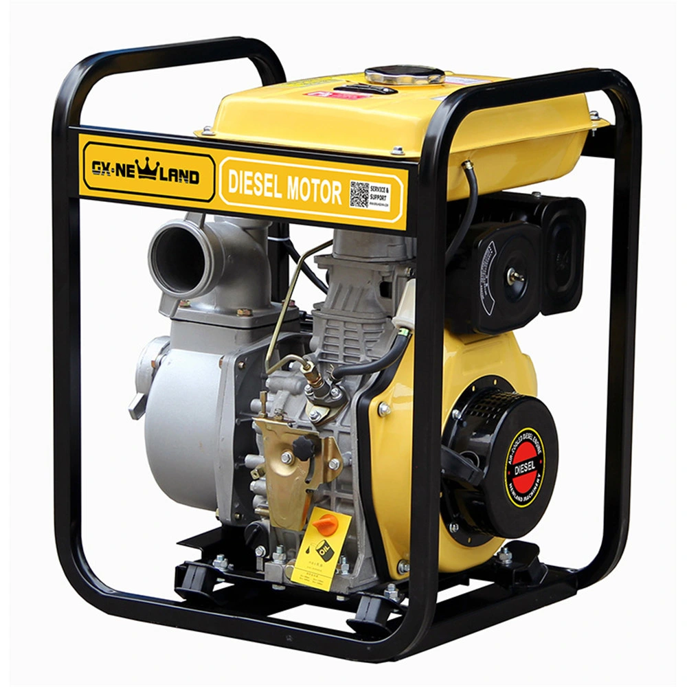 43j3inch Start Yellow Agricultural Gasoline Big Water Pump Price