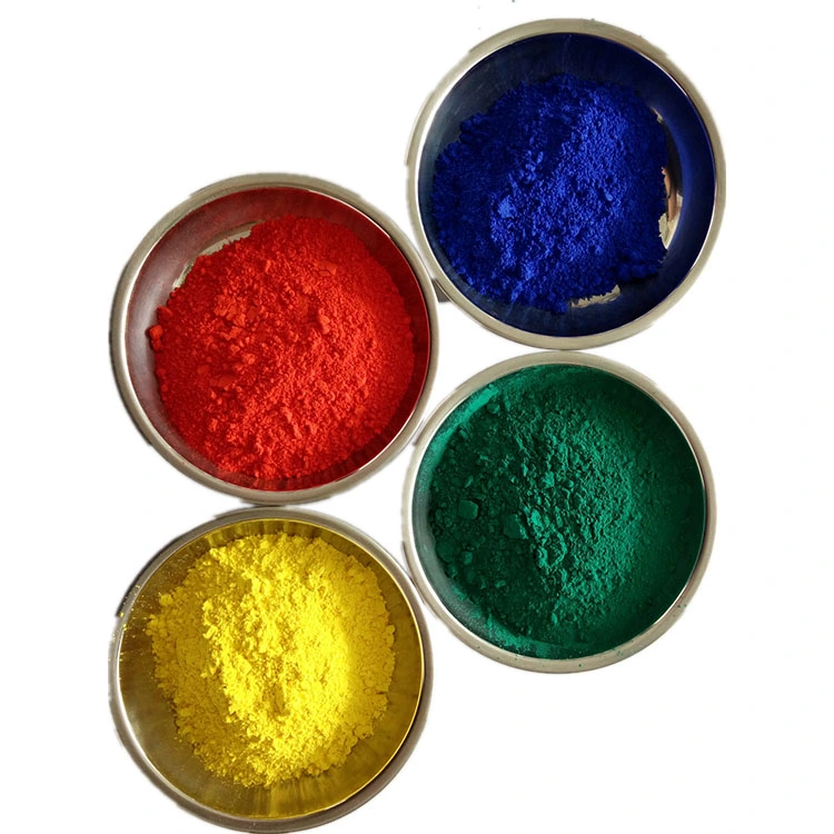 Iron Oxide Red Yellow Blue Green for