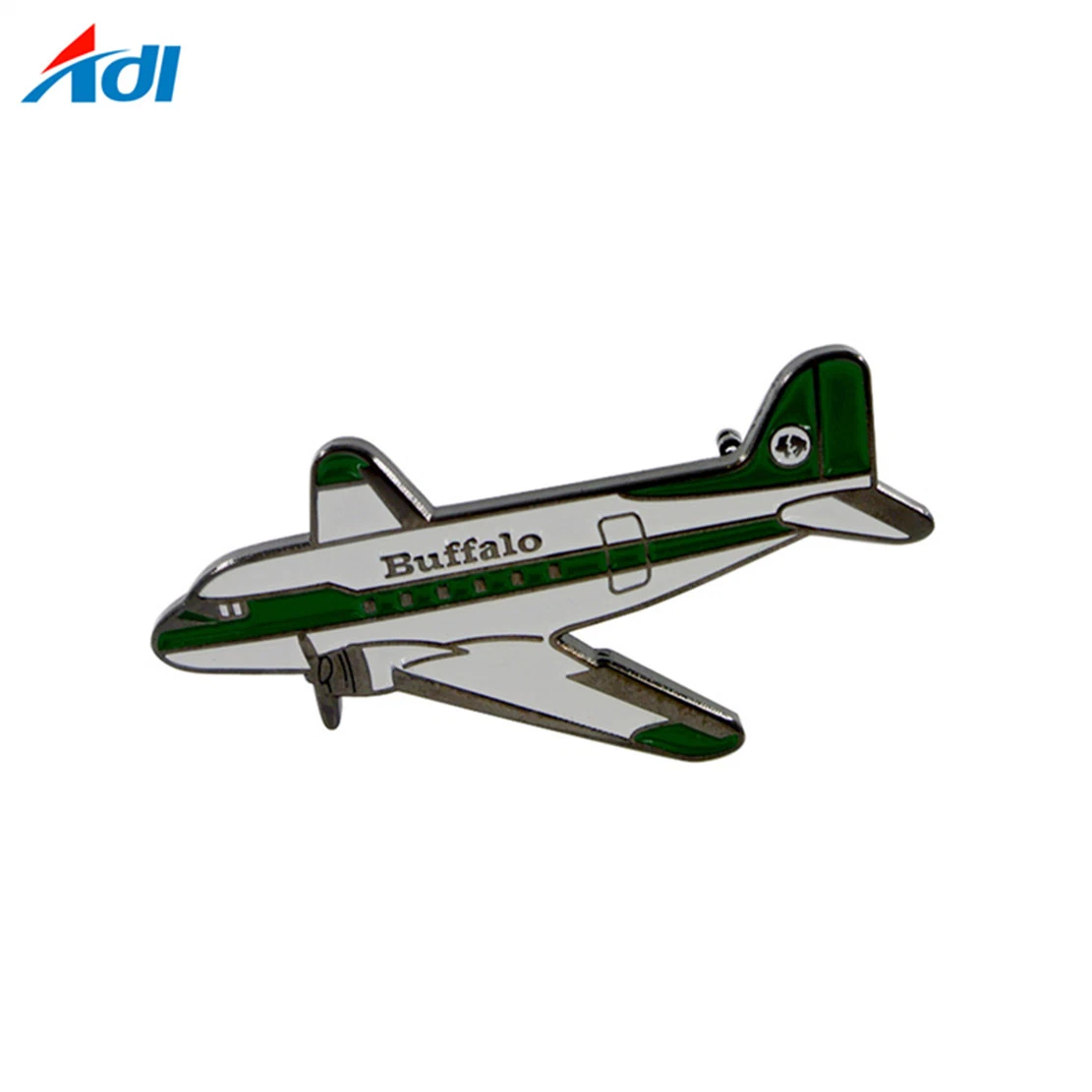 Brand New Soft Enamel Custom Metal Pilot Wings Pin Badge Lapel