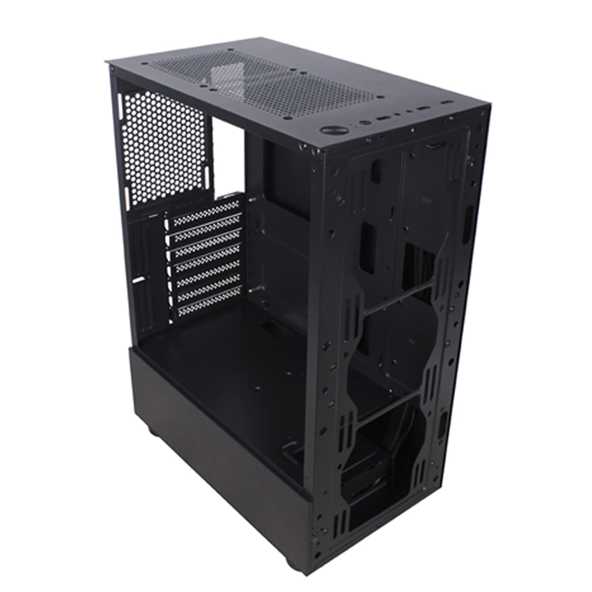 Enfriador de juegos de ATX cajas de ordenador de malla metálica carcasa del PC