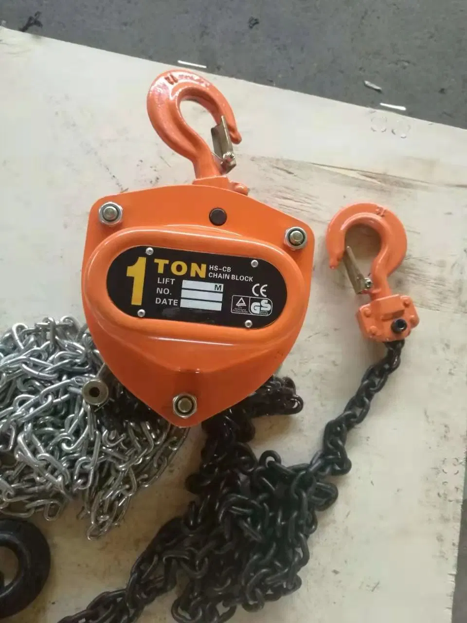 HS-C Type 1ton 3meter Blue Chain Hoist for Lifting