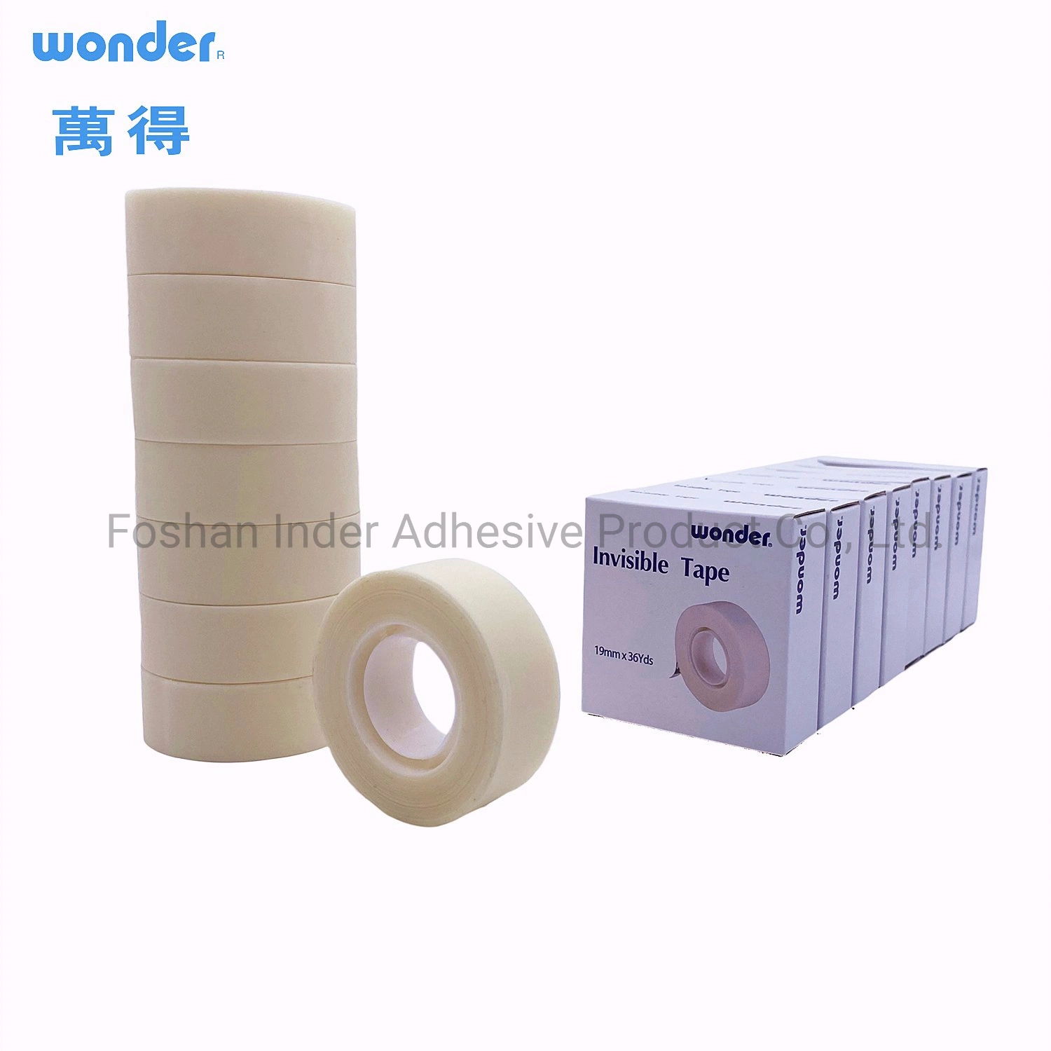 OPP / BOPP Acrylic Transparent Stationery/Sellotape Adhesive Tape for Office