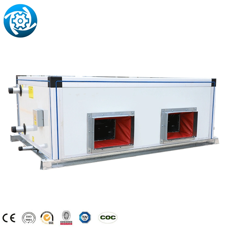 Customized Recovery Energy Saving Cooled Screw Chiller Rooftops Heat Exchange Air Handling Unit