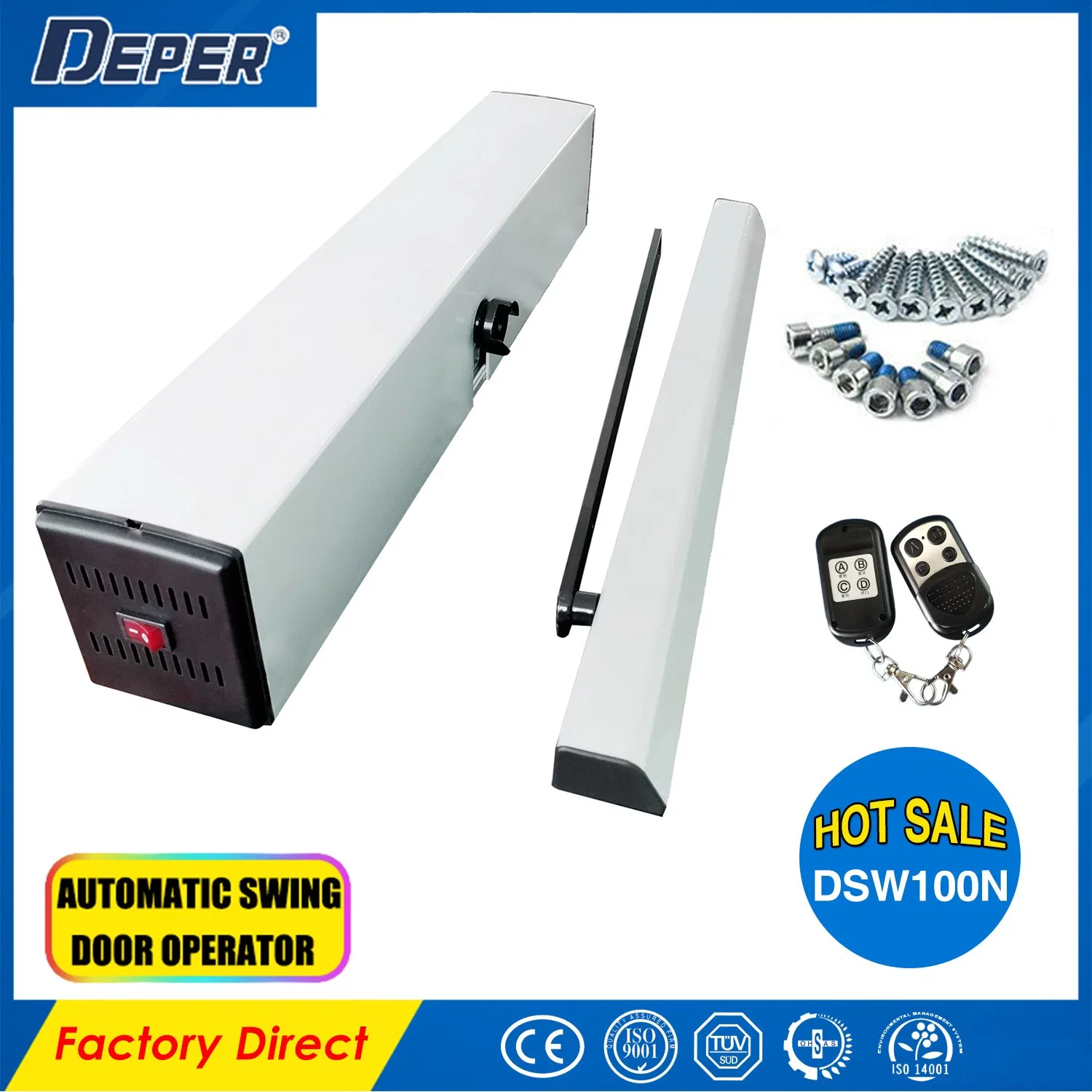 Deper 220V Automatic Swing Door Opener for Hotel (DSW100N)