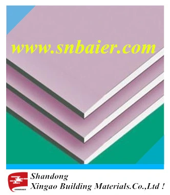 High quality/High cost performance  High-Strength Plasterboard Gypsum Board Standard Size Price Fireproof Gypsum Board Made in China