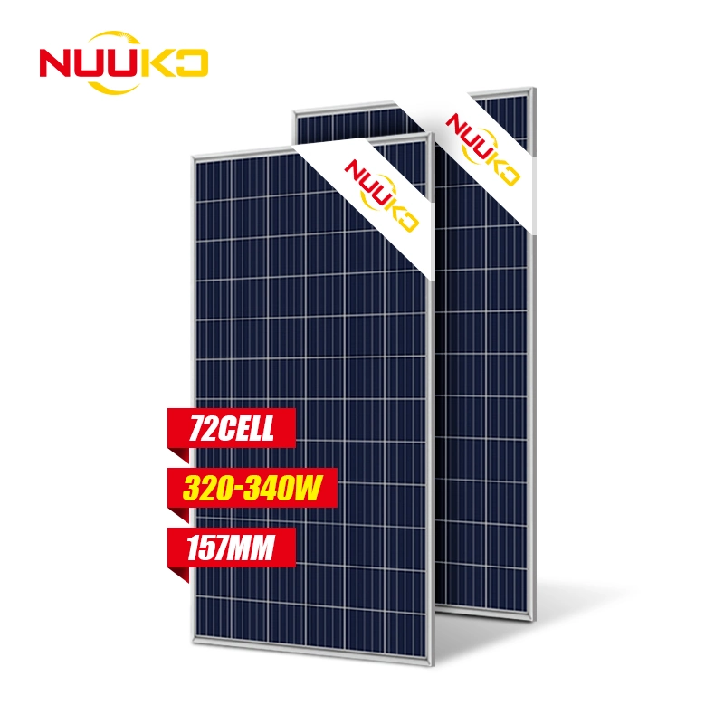 Nuuko Best Price 320W 325W 330W 335W 340W Polycrystalline Solar Module for Solar Power System A Grade for Solar Power System and Home Roof