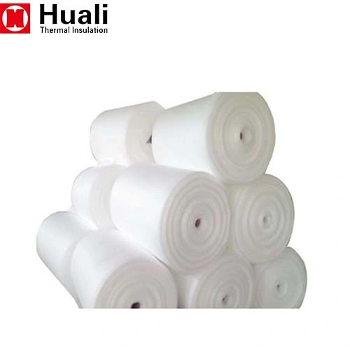 Ceramic Fibre Insulation Blanket, Aluminum Silicate Ceramic Fiber Wool Felt Blanket 610/1220mm Al2O3+Sio2 Pure White Refractory