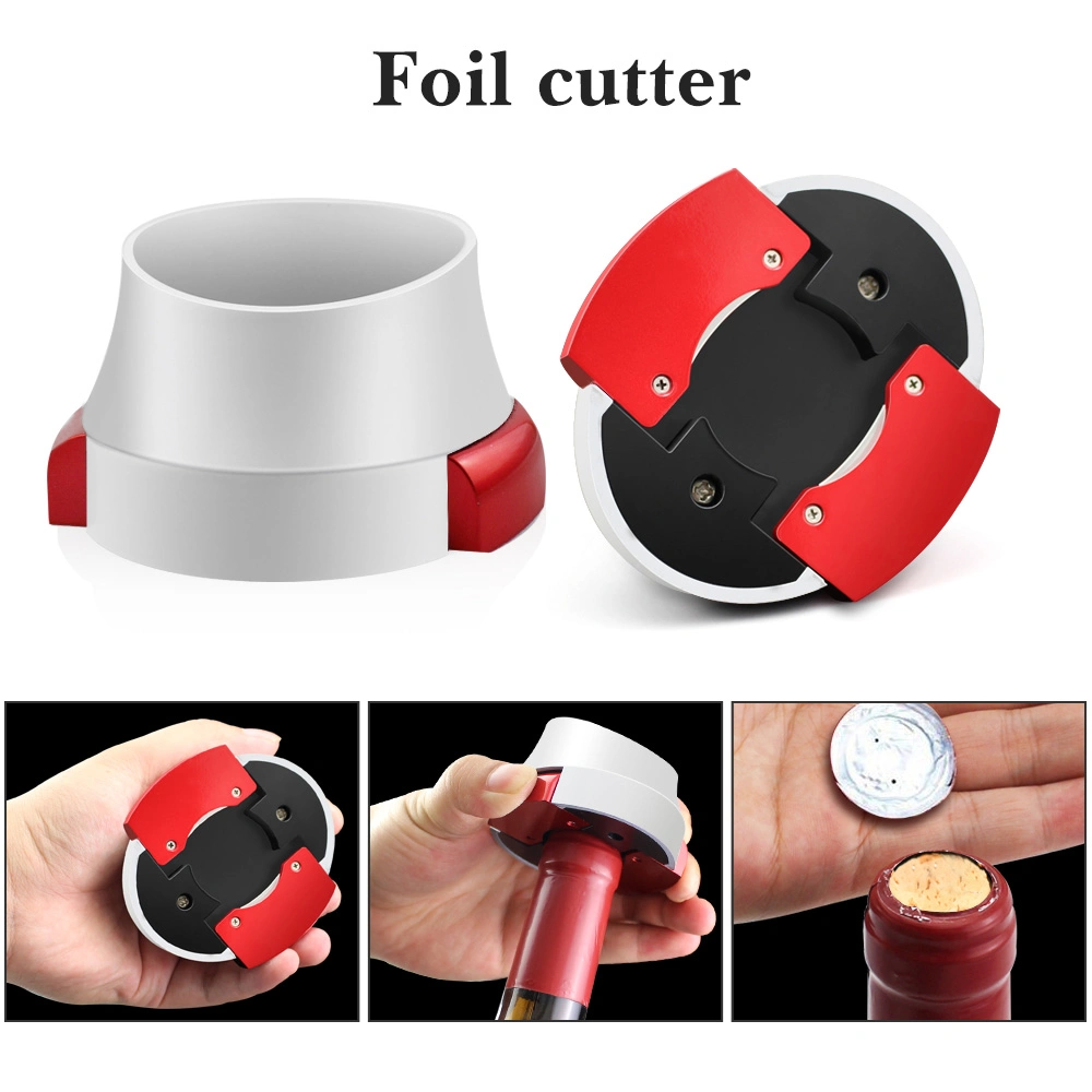 Electric Set Rechargeable with Foil Cutter Bottle Shape Aerator Gift Wine Opener