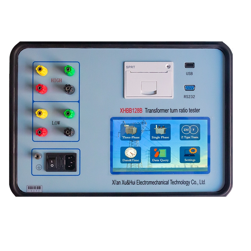 Portable Three Phase TTR Digital Transformer Turns Ratio Tester