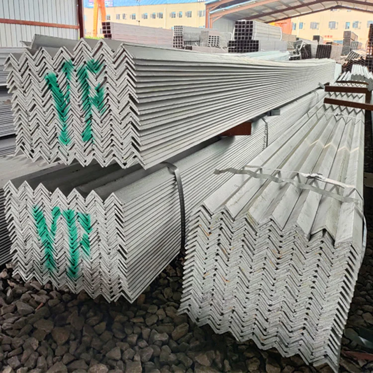 Perfiles de acero laminado en caliente, ASTM A36 A53 Q235 Q345 S355JR de ángulo equivalente de carbono hierro galvanizado de acero de acero en forma de L Barra de ángulo o desigual de los ángulos de acero