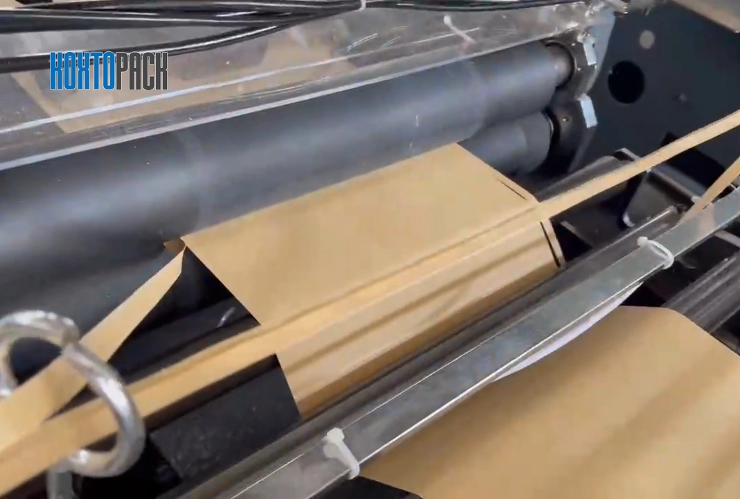 High Speed Poly Pre-Opening Rolling Courier Bag Making Machine