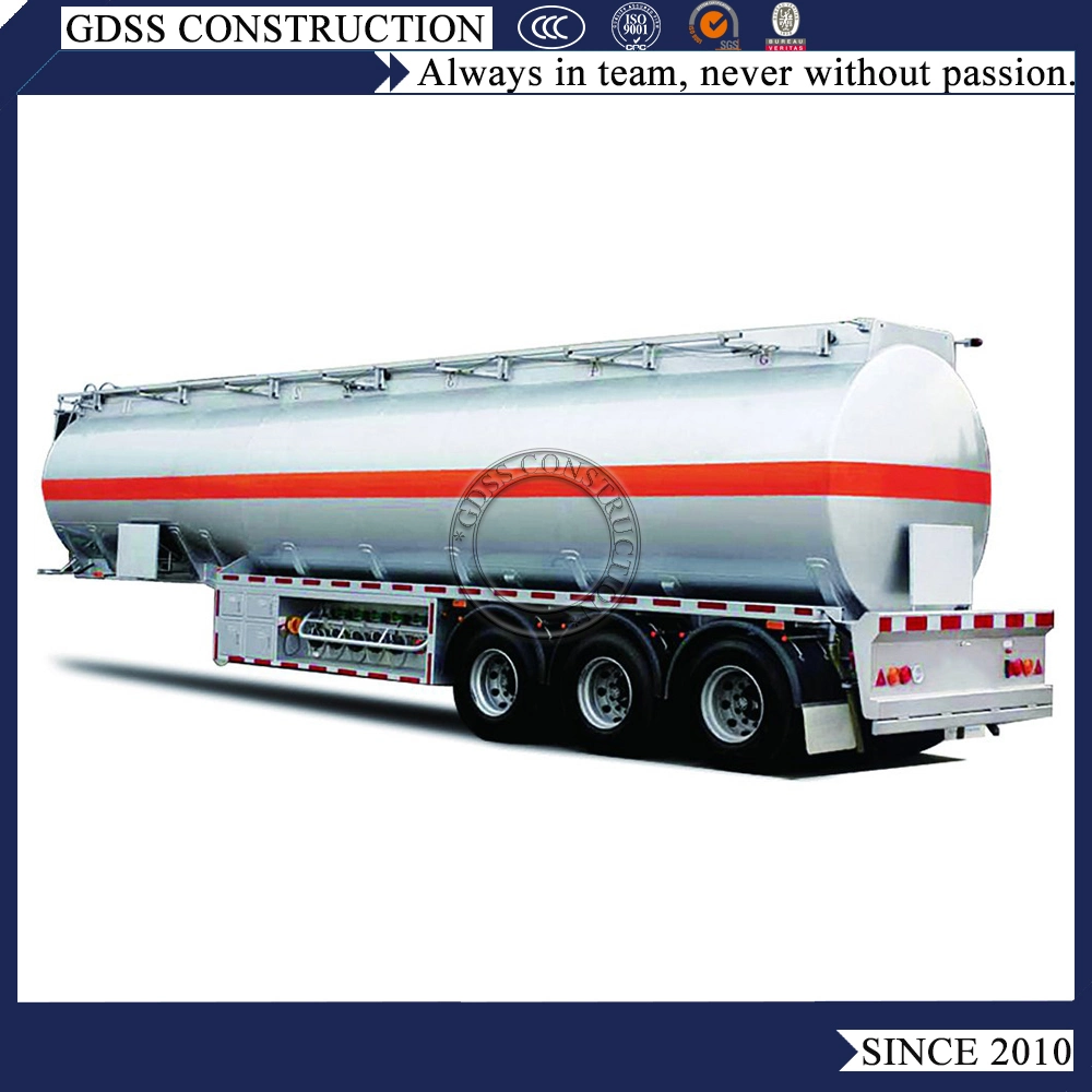 Transport Water Farm Use Three Axles Flotation Tyres Tanker Semi Truck Trailer