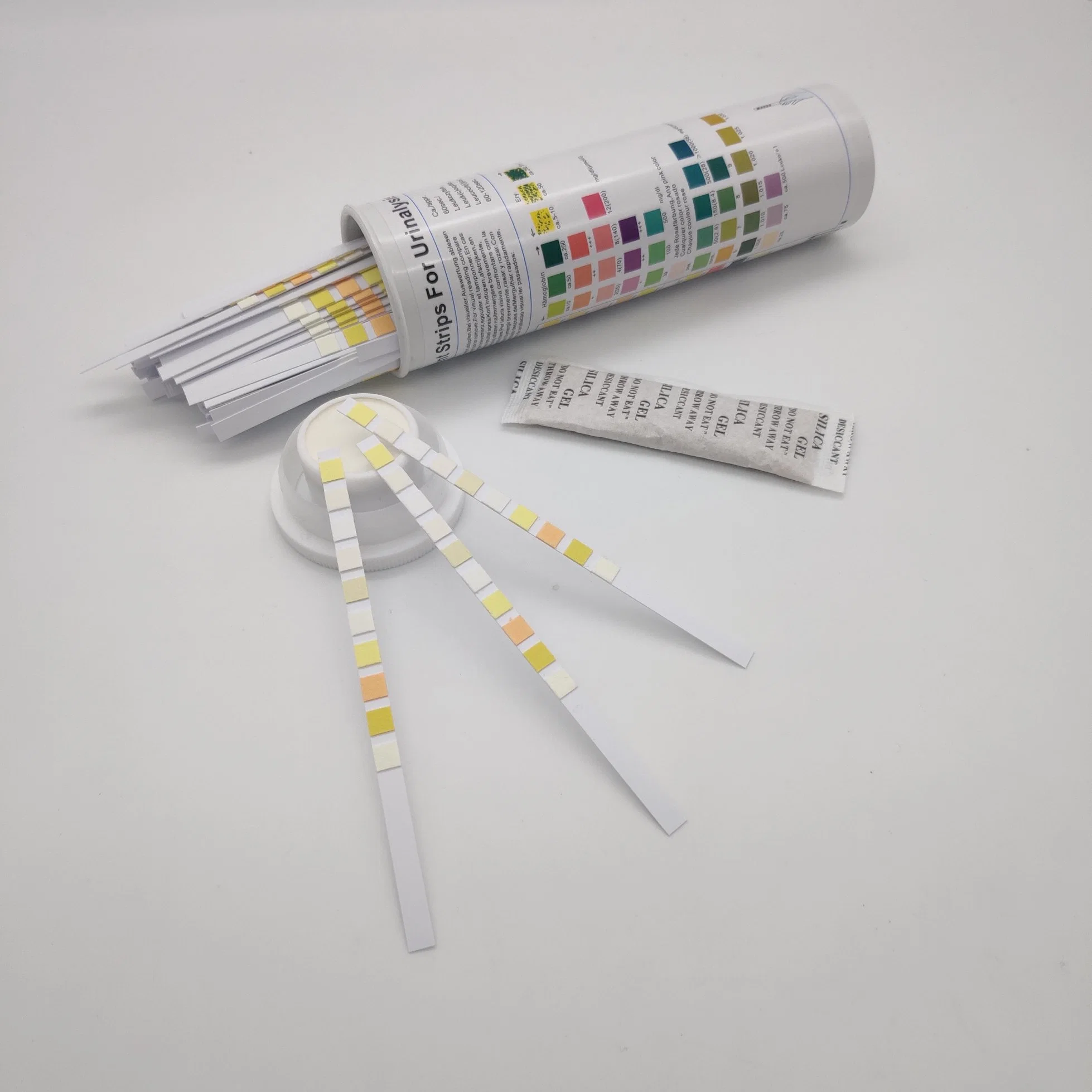 Clinical Microalbumin Creatinine Analysis Urinalysis Reagent Urine Test Strip 14 Parameter