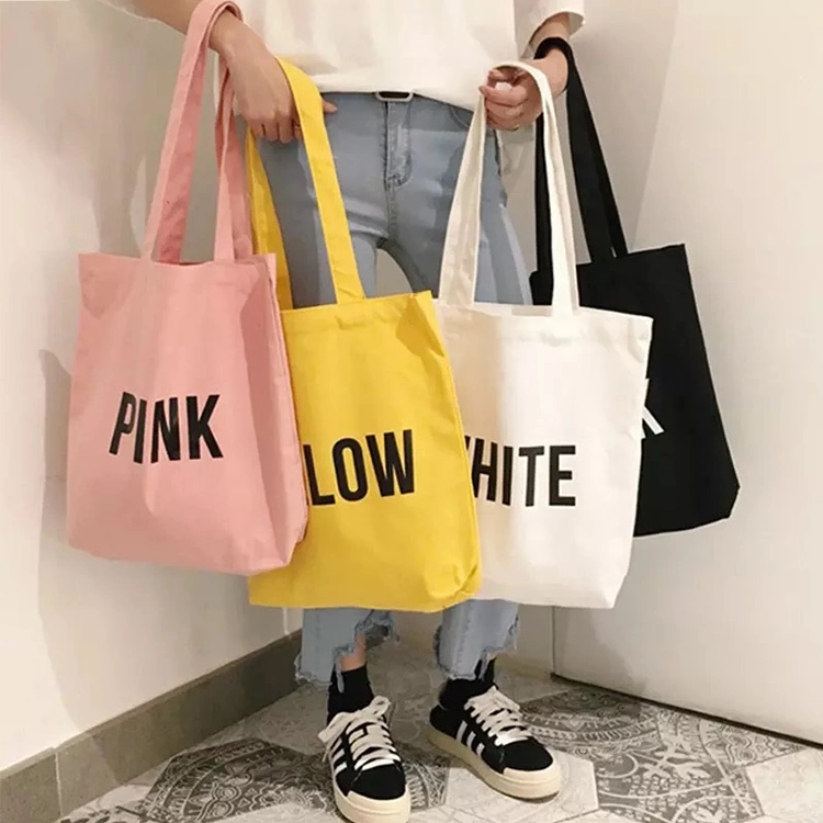 Cotton Canvas Tote Shopping Bags