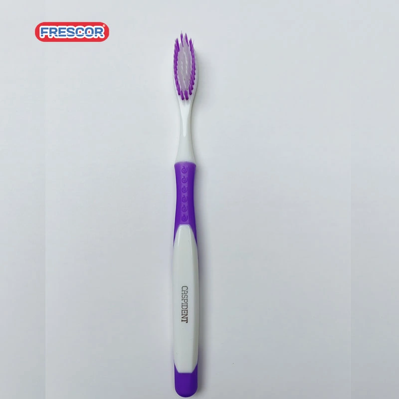 Brosse à dents pour adulte à col flexible et poignée antidérapante