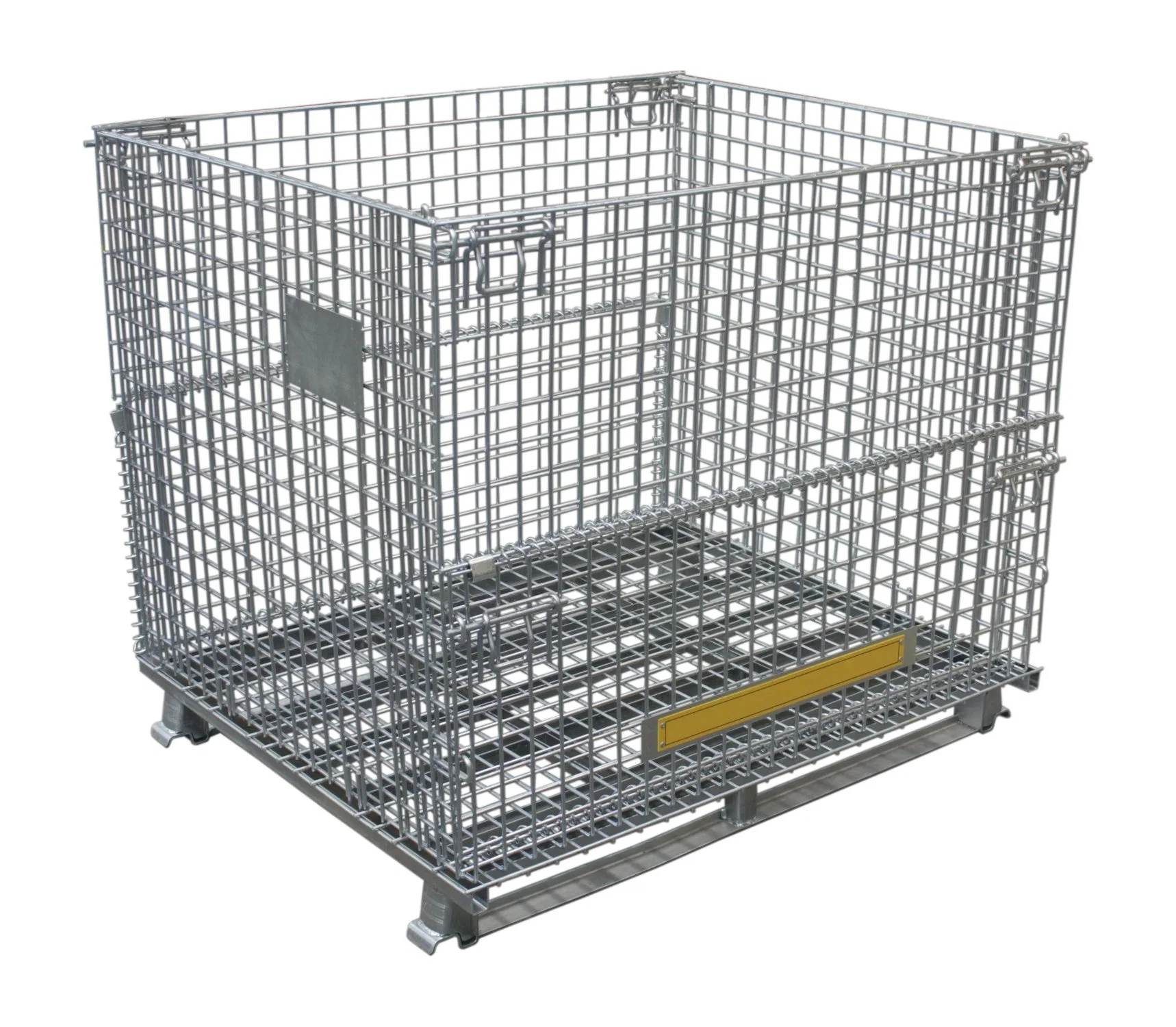 Warehouse Customized Stackable Foldable Steel Wire Mesh Container