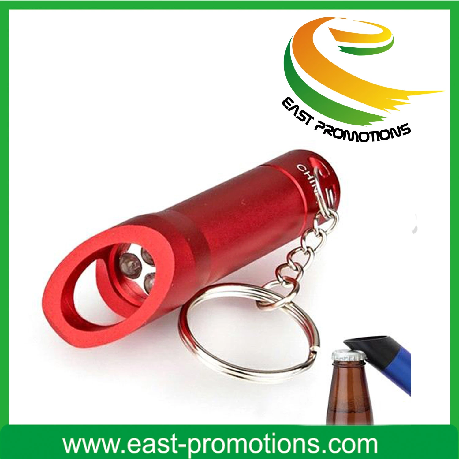 Mini LED Flashlight Torch Light Lamp with Bottle Opener