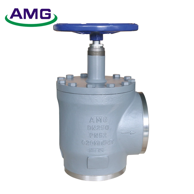 Dn100-500 Butt Welding Angle Propylene Ammonia Stop and Control Valve