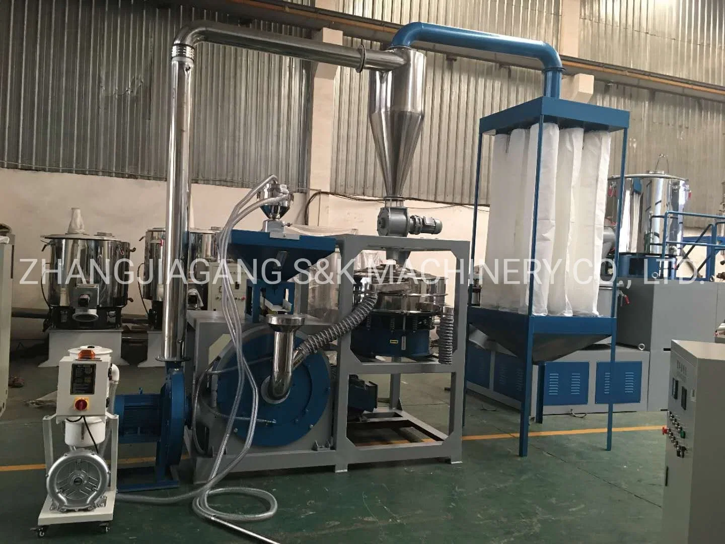 Plastic Pet Crusher Powder Miller Machine PP PE HDPE PVC Pellet Pipe Scrap Pulverizer Milling Machinery Supplier