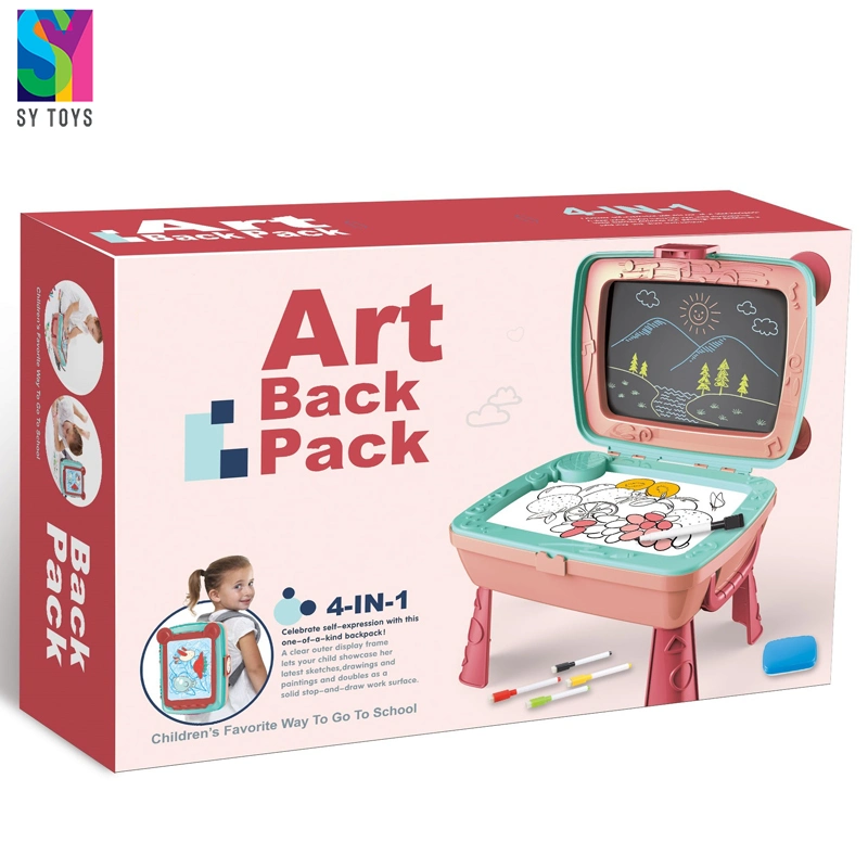 Sy Children's Multi-Function Projector Drawing Toy Learning Table Kids 4 in 1 Painting Board